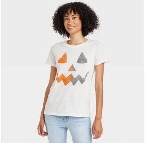 Grayson Threads Women’s Jack O’ Lantern Short Sleeve Top
